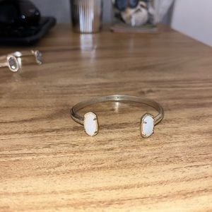 Kendra Scott Iridescent Drusy and Gold Cuff